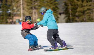 Snowboard lesson